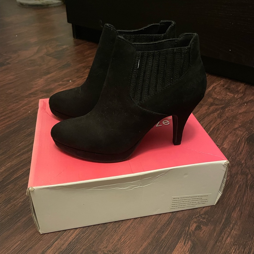 Black Heel Booties